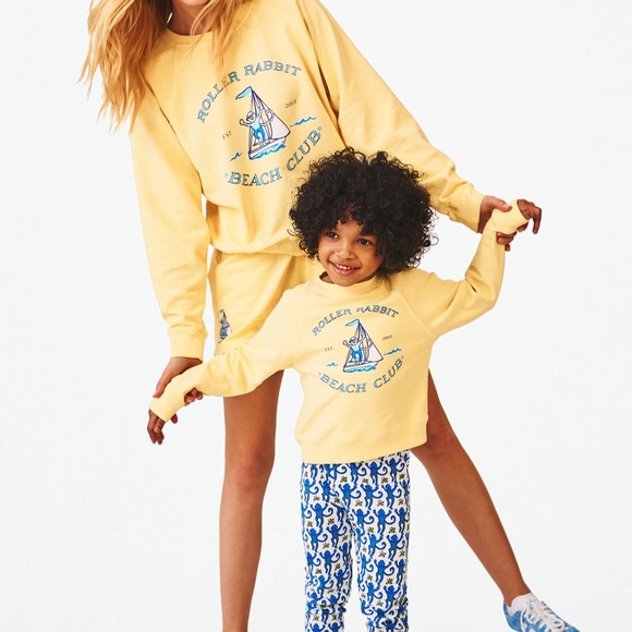 Roller Rabbit Beach Club Sweatshirt - Picture 3 of 13